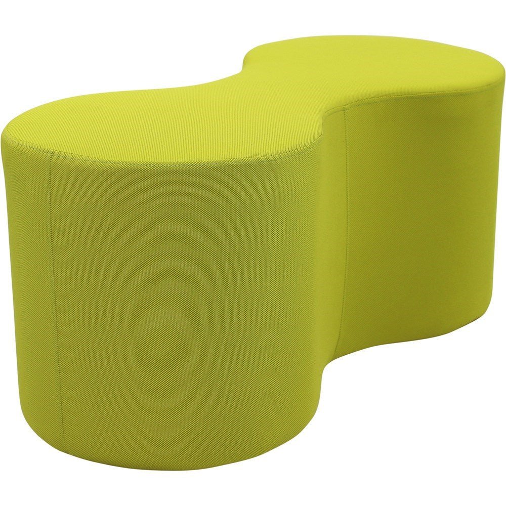 Lava Lounge Breakout Ottoman Modular Double Shape Green Green | Office Furniture Designs