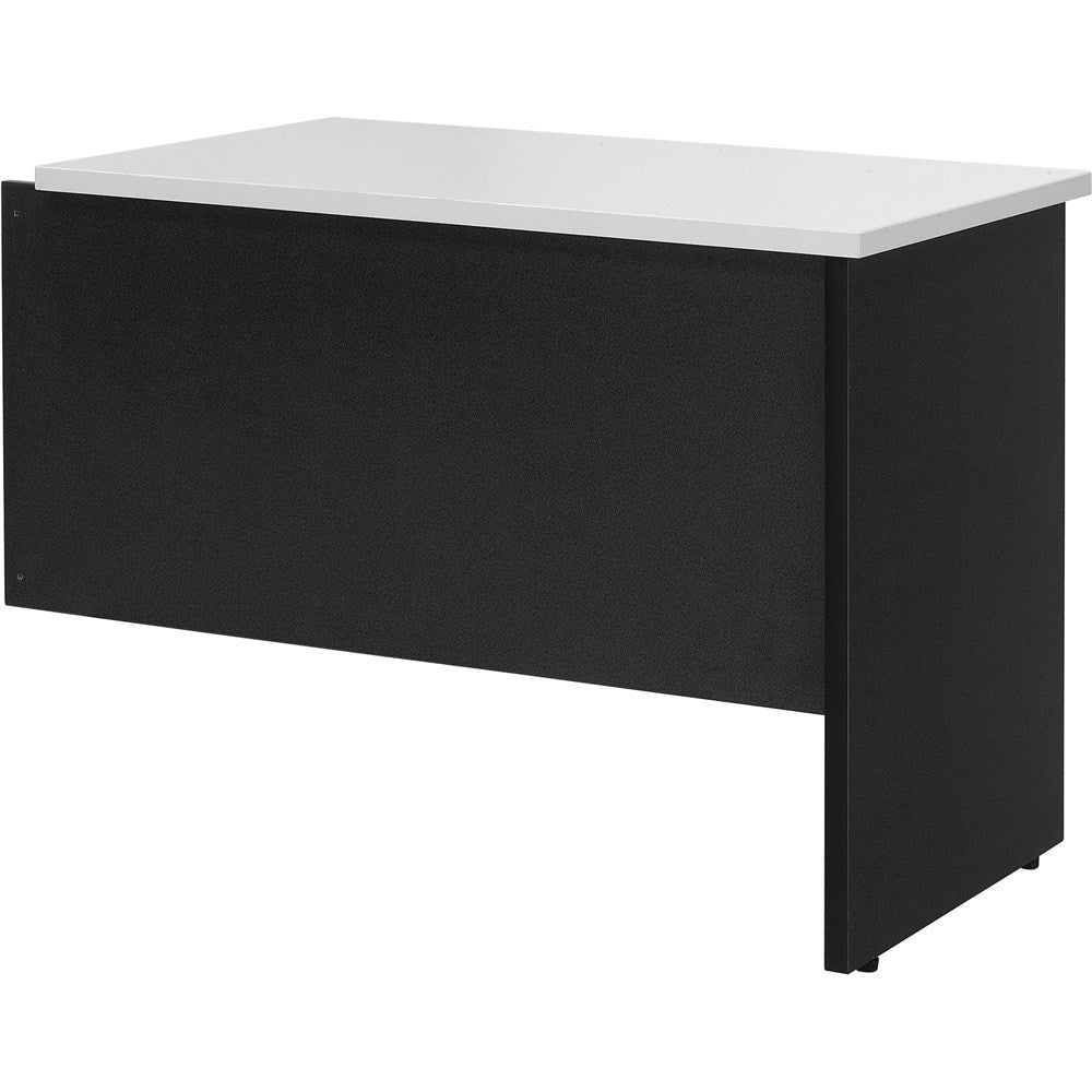 Logan Desk Return 900W x 600H White & Ironstone | Office Furniture Designs