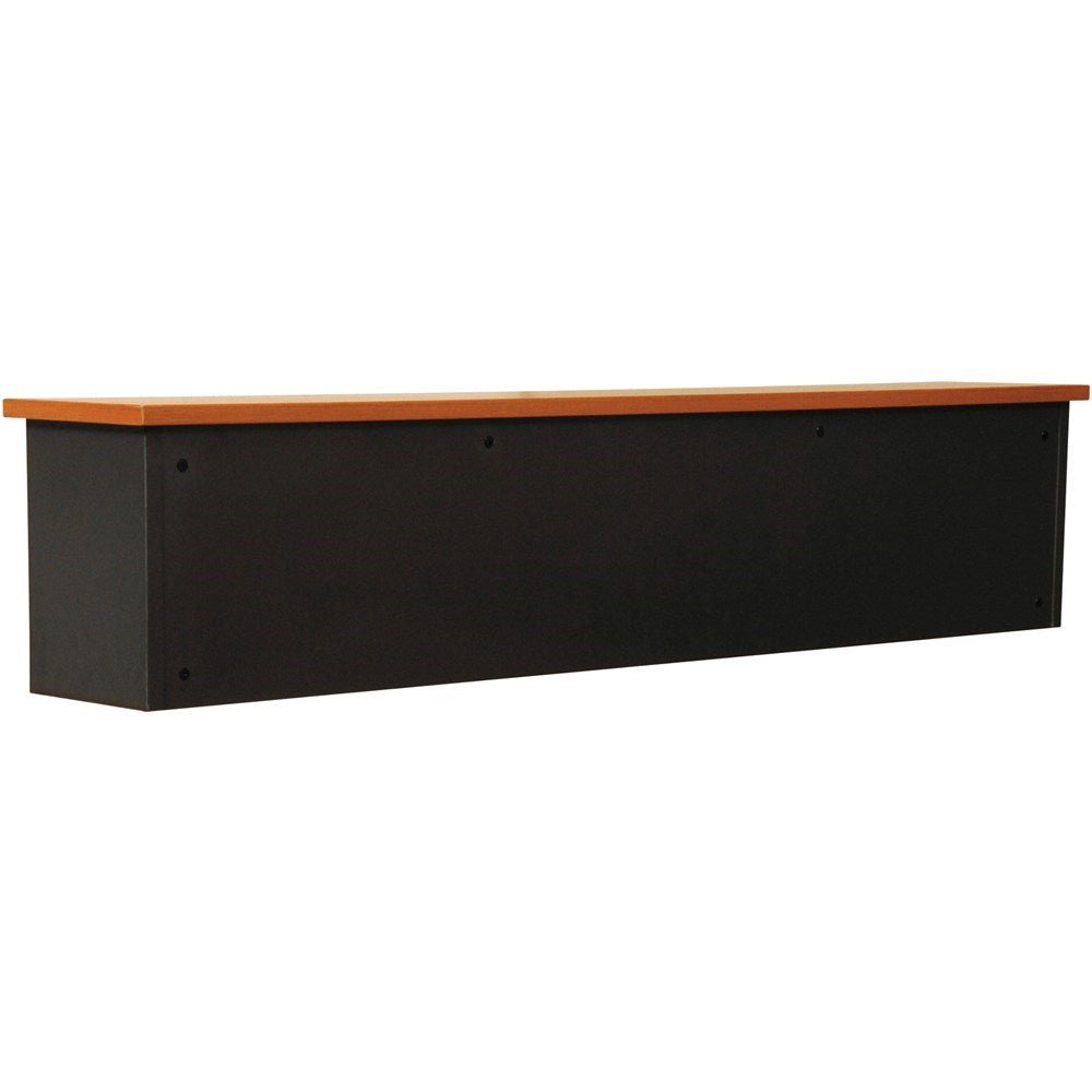 Logan Reception Desk Hob 1800W x 300D x 450mmH 1800W x 300D x 450H Beech & Ironstone | Office Furniture Designs