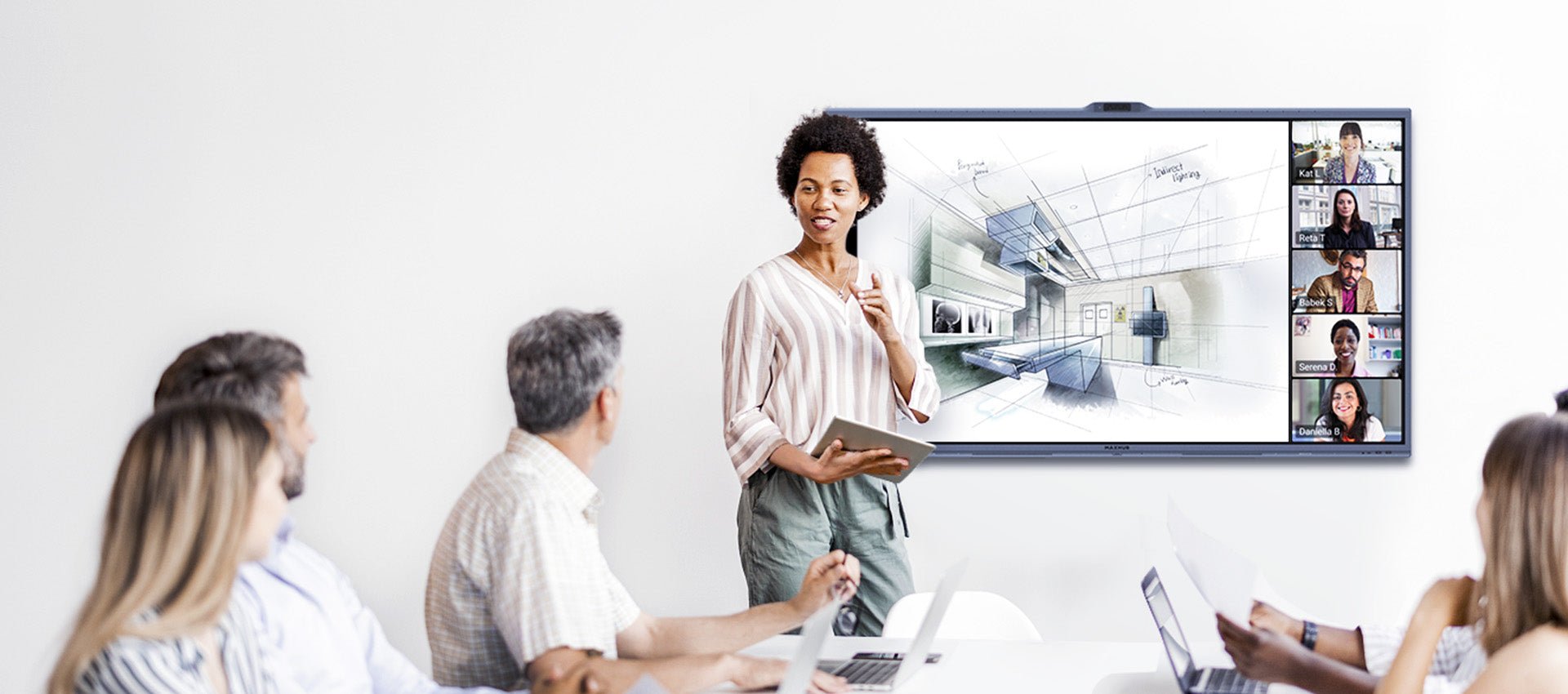 MAXHUB Xboard V7 Series 55" | Office Furniture Designs