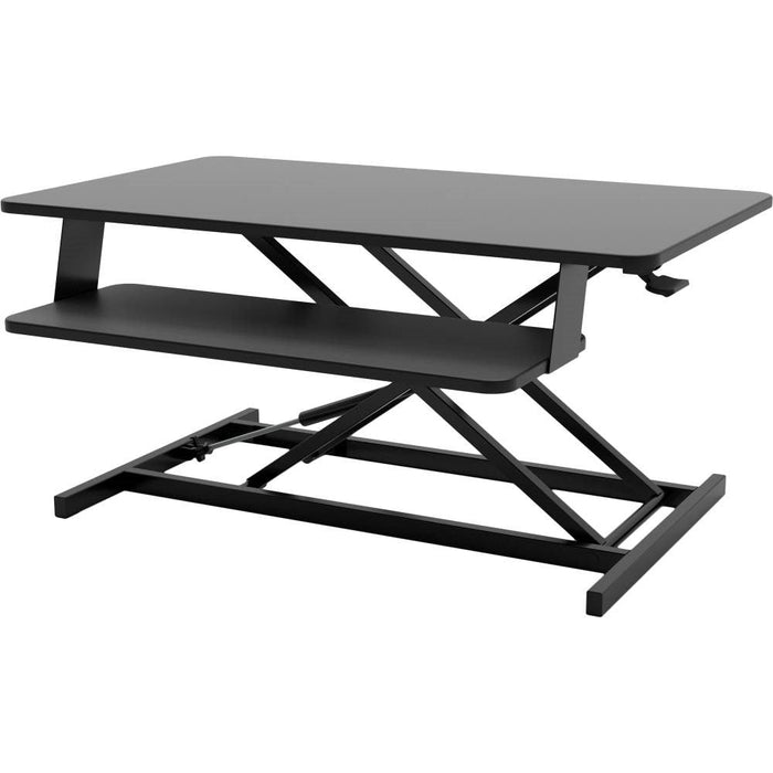 MaxiShiftL SitStand Desk Riser Black | Office Furniture Designs