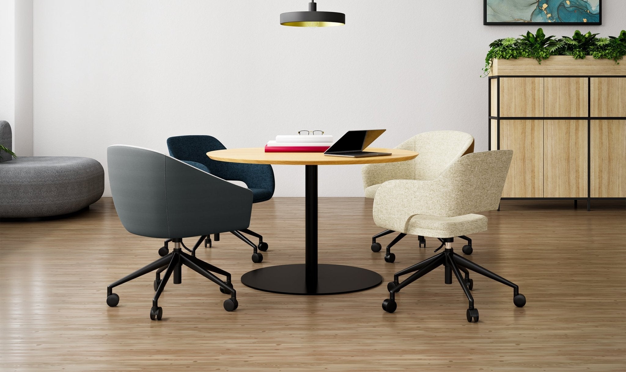 Mesa Chair Metal Charcoal | Office Furniture Designs