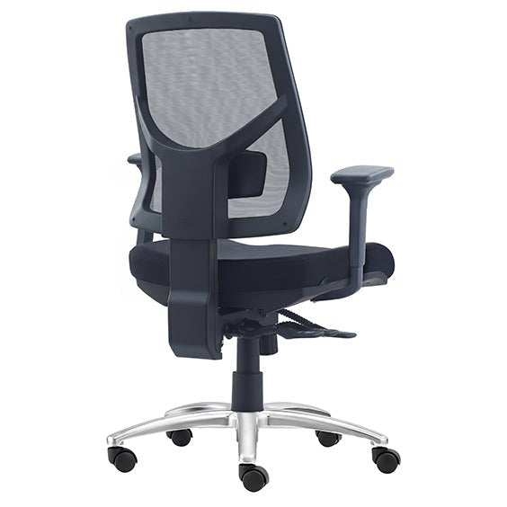 Metric Mesh Task Chair With Arms | Office Furniture Designs