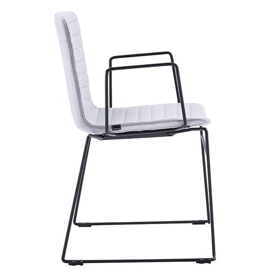 Mia Breakout Chair Black No Arms | Office Furniture Designs
