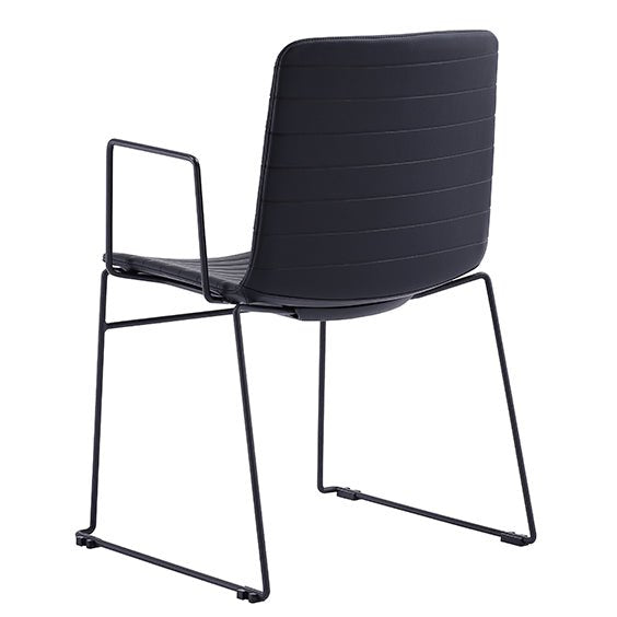 Mia Breakout Chair Black No Arms | Office Furniture Designs