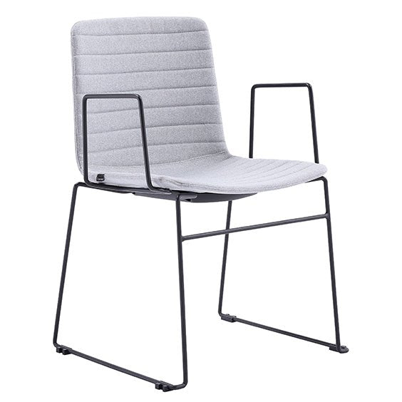 Mia Breakout Chair Black No Arms | Office Furniture Designs