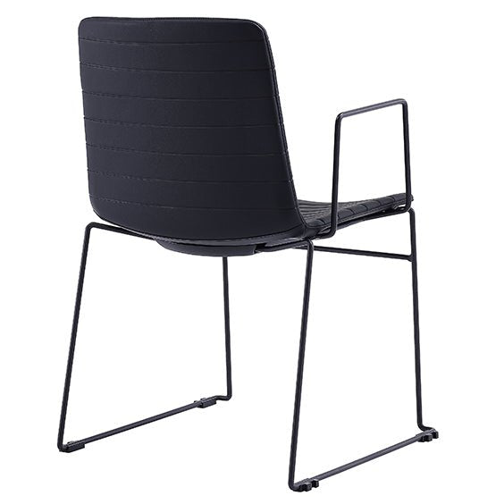 Mia Breakout Chair Black No Arms | Office Furniture Designs