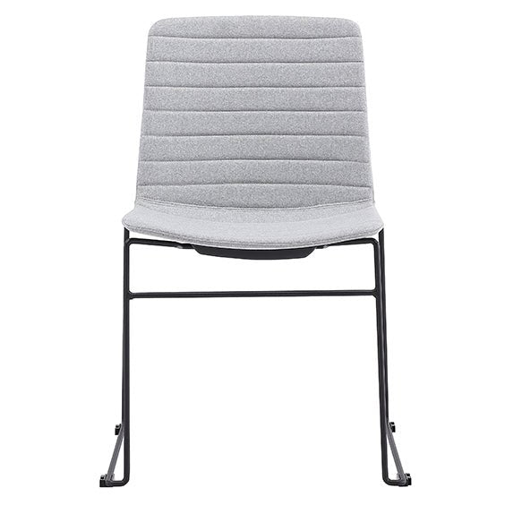 Mia Breakout Chair Grey With Arms | Office Furniture Designs