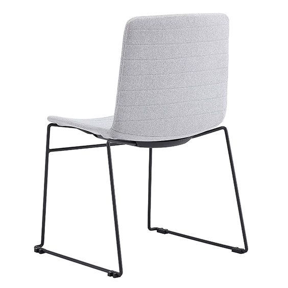 Mia Breakout Chair Grey With Arms | Office Furniture Designs