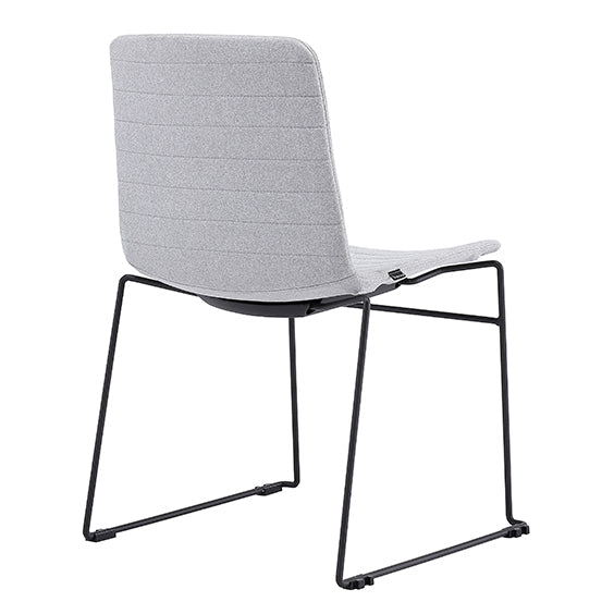Mia Breakout Chair Grey With Arms | Office Furniture Designs
