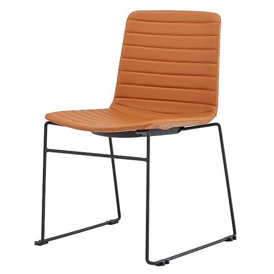 Mia Breakout Chair Terracotta No Arms | Office Furniture Designs