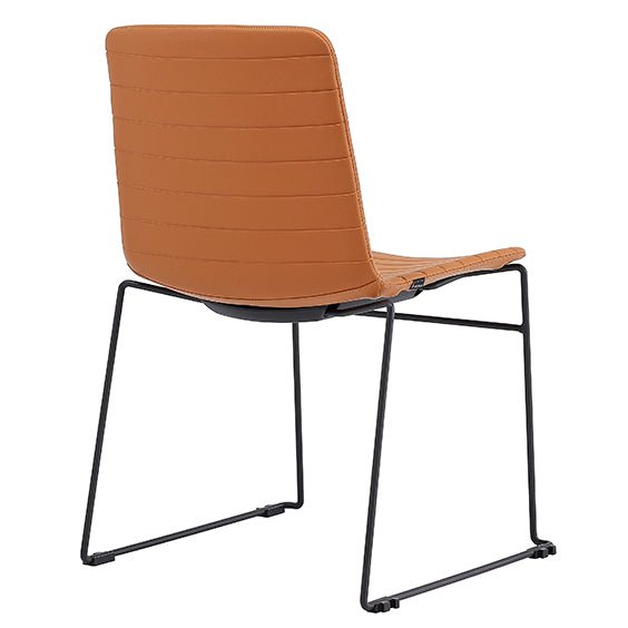 Mia Breakout Chair Terracotta With Arms | Office Furniture Designs