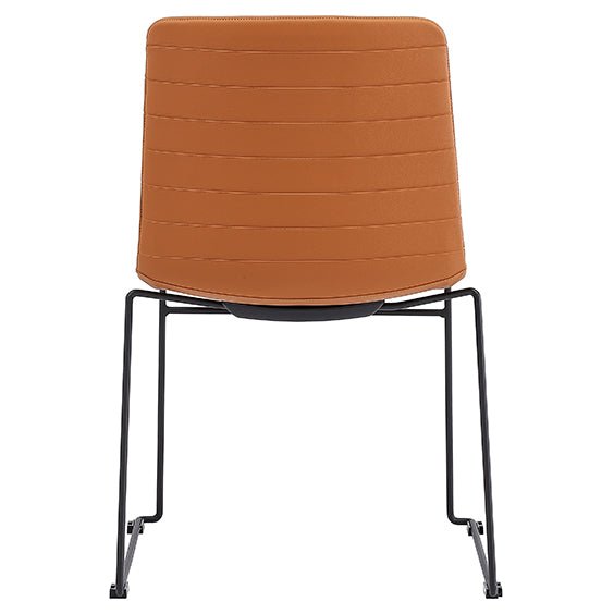 Mia Breakout Chair Terracotta With Arms | Office Furniture Designs