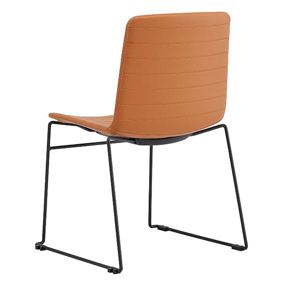 Mia Breakout Chair Terracotta With Arms | Office Furniture Designs