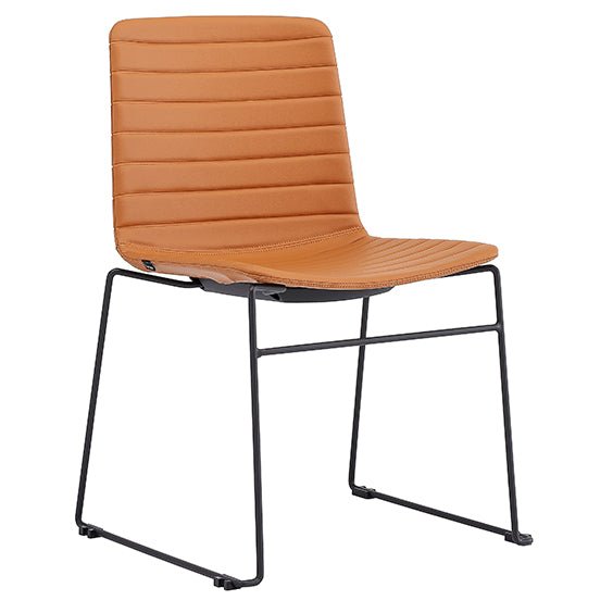 Mia Breakout Chair Terracotta With Arms | Office Furniture Designs