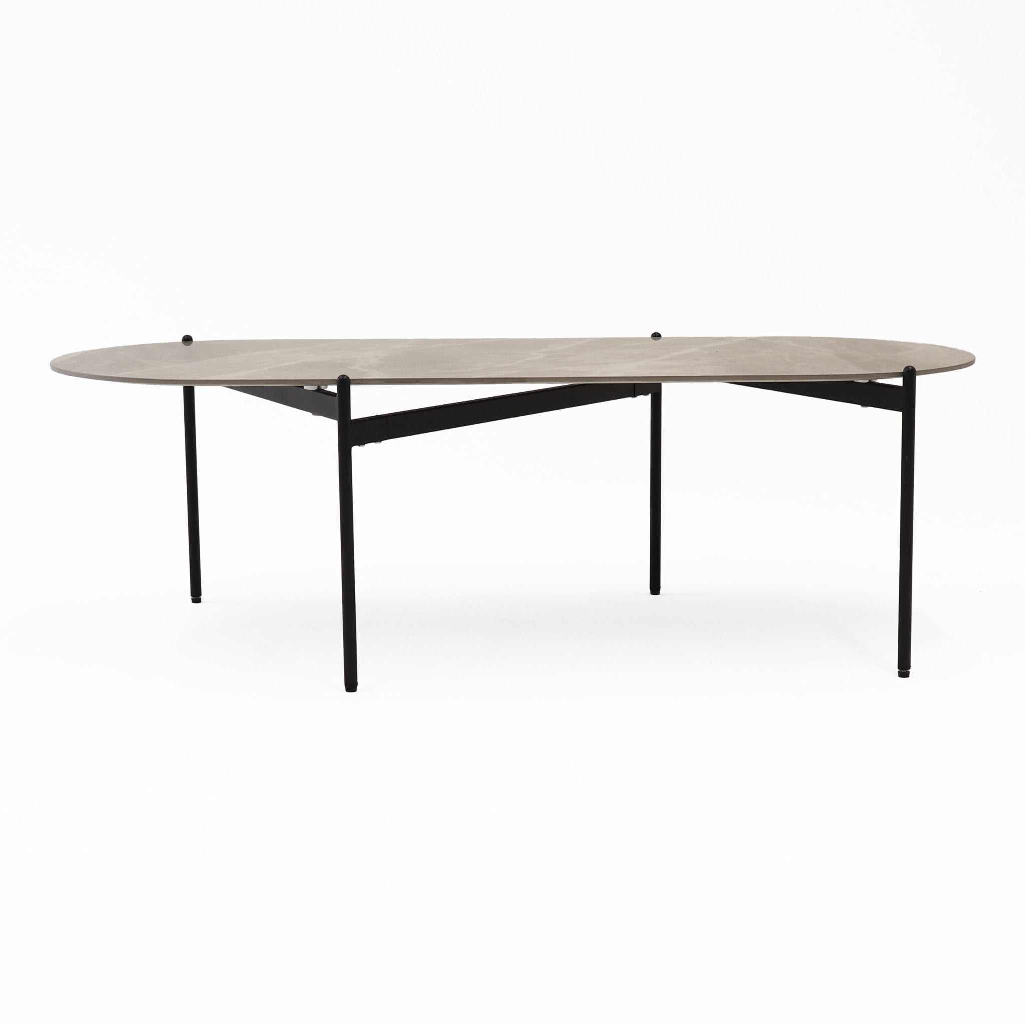 Nido Stone Oval Coffee Table | Office Furniture Designs