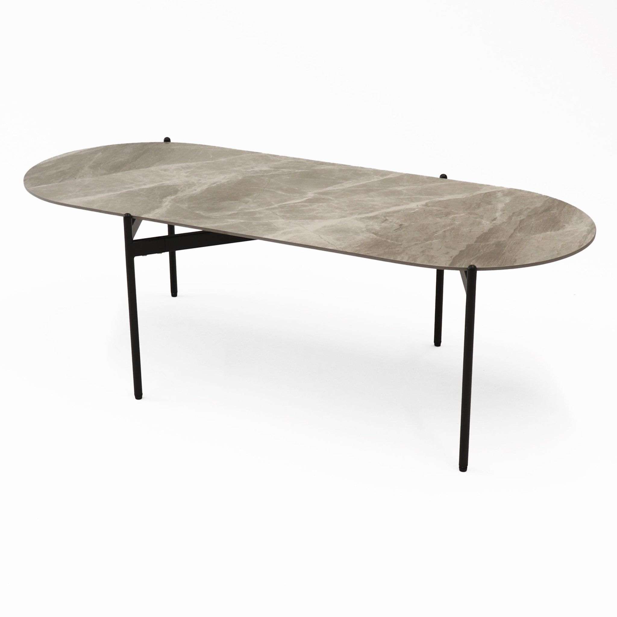 Nido Stone Oval Coffee Table | Office Furniture Designs
