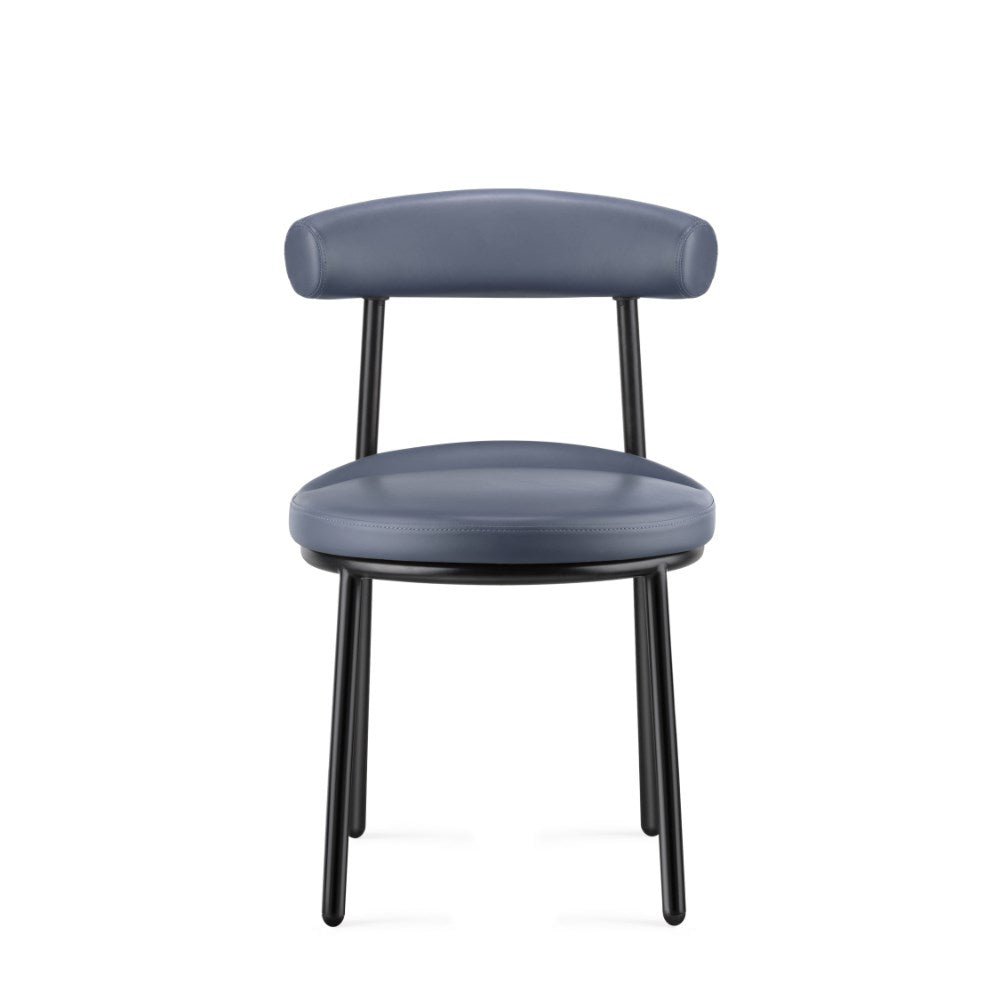 Nyx Breakout Room Chair Black Steel Legs French Navy | Office Furniture Designs
