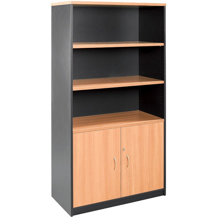 OM Half Door Storage Cupboard 900W x 450D x 1800mmH | Office Furniture ...