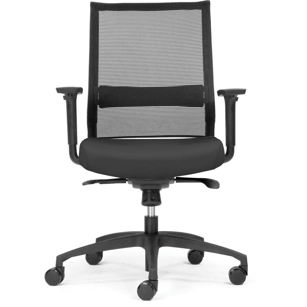 Onyx Mesh Chair Medium Mesh Back Black Fabric Black | Office Furniture Designs