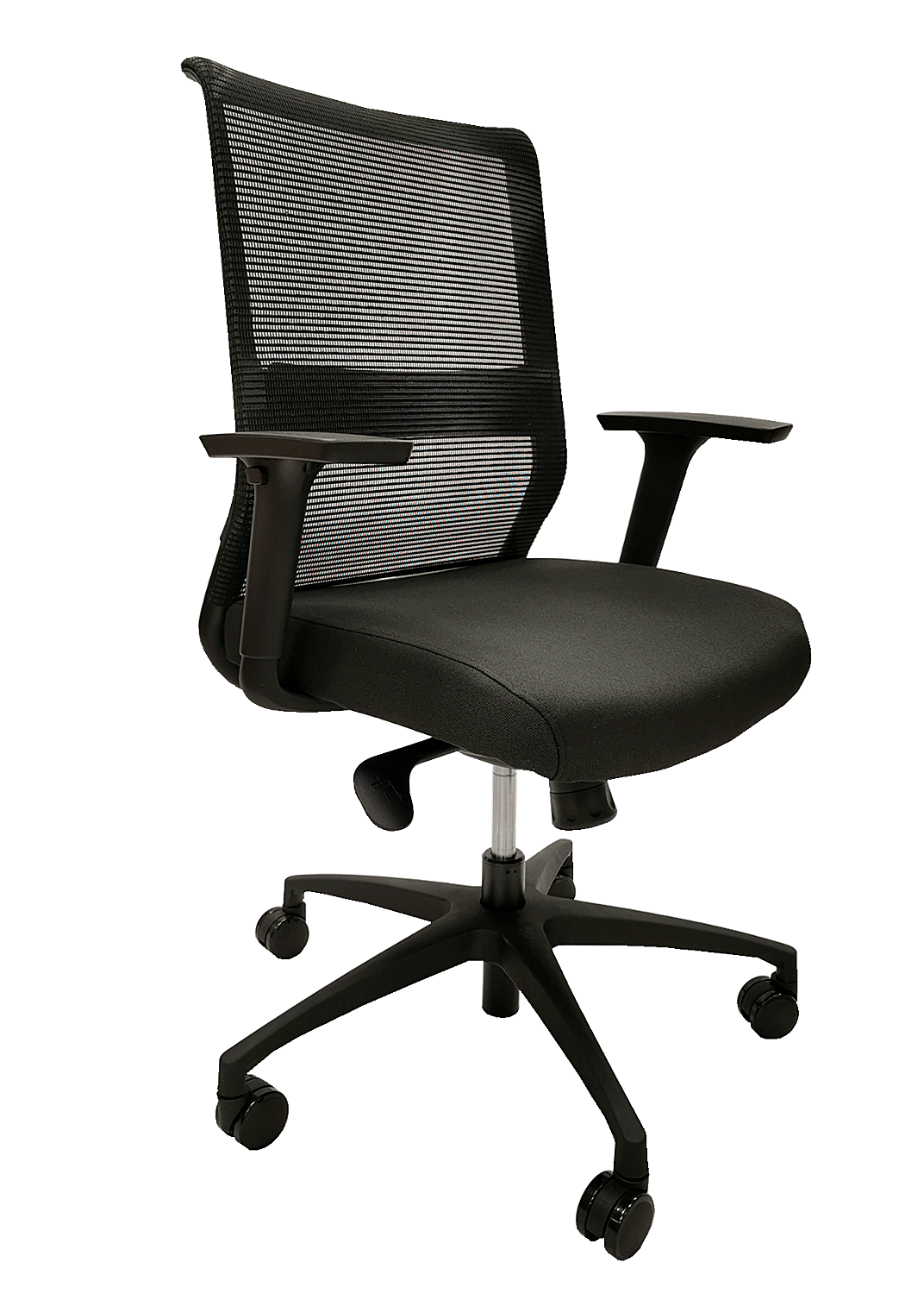 Onyx Mesh Chair Medium Mesh Back Black Fabric Black | Office Furniture Designs