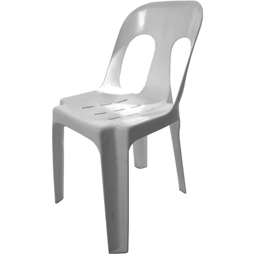 Pipee Stackable Polypropylene Chair Grey | Office Furniture Designs
