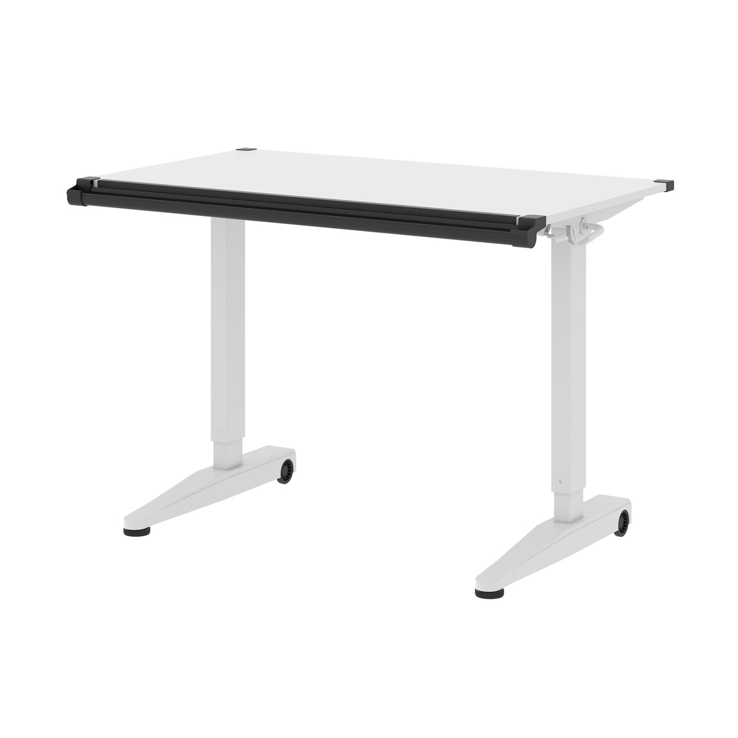 Pneumatic Height Adjustable Flip Drawing Table | Office Furniture Designs