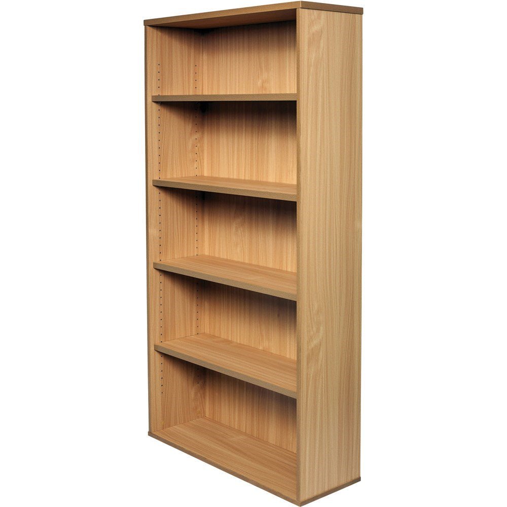 Rapid Span Bookcase 900W x 315D x 1800H 4 Adjustable Shelves Beech | Office Furniture Designs
