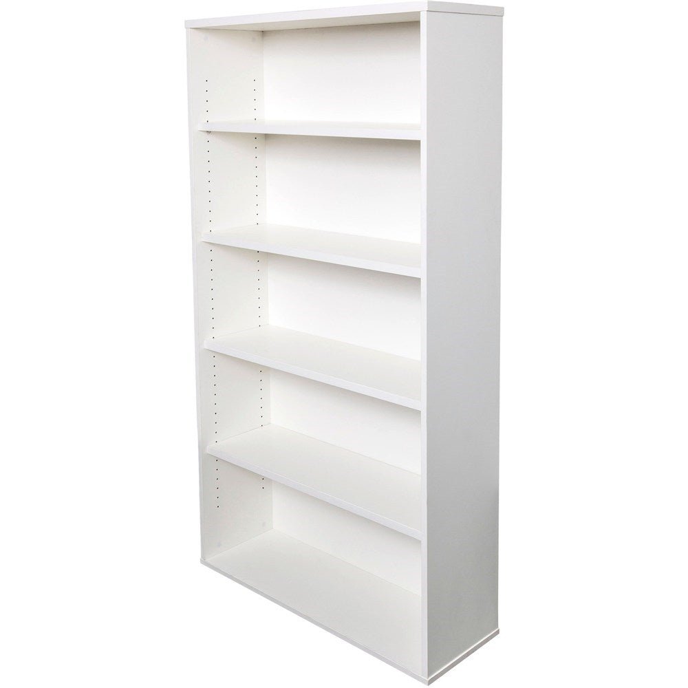 Rapid Span Bookcase 900W x 315D x 1800H 4 Adjustable Shelves White | Office Furniture Designs