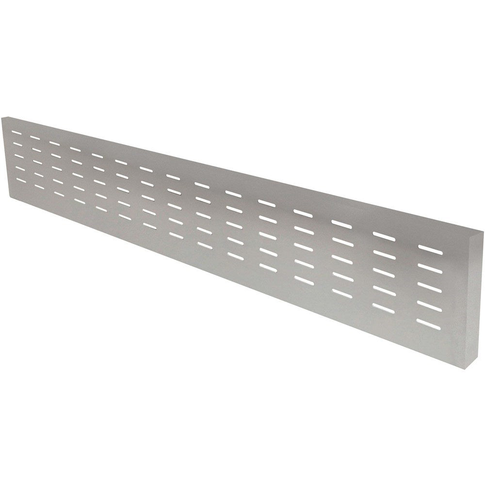 Rapid Span Metal Modesty Panel Silver Grey 1557W x 300H Silver & Grey | Office Furniture Designs