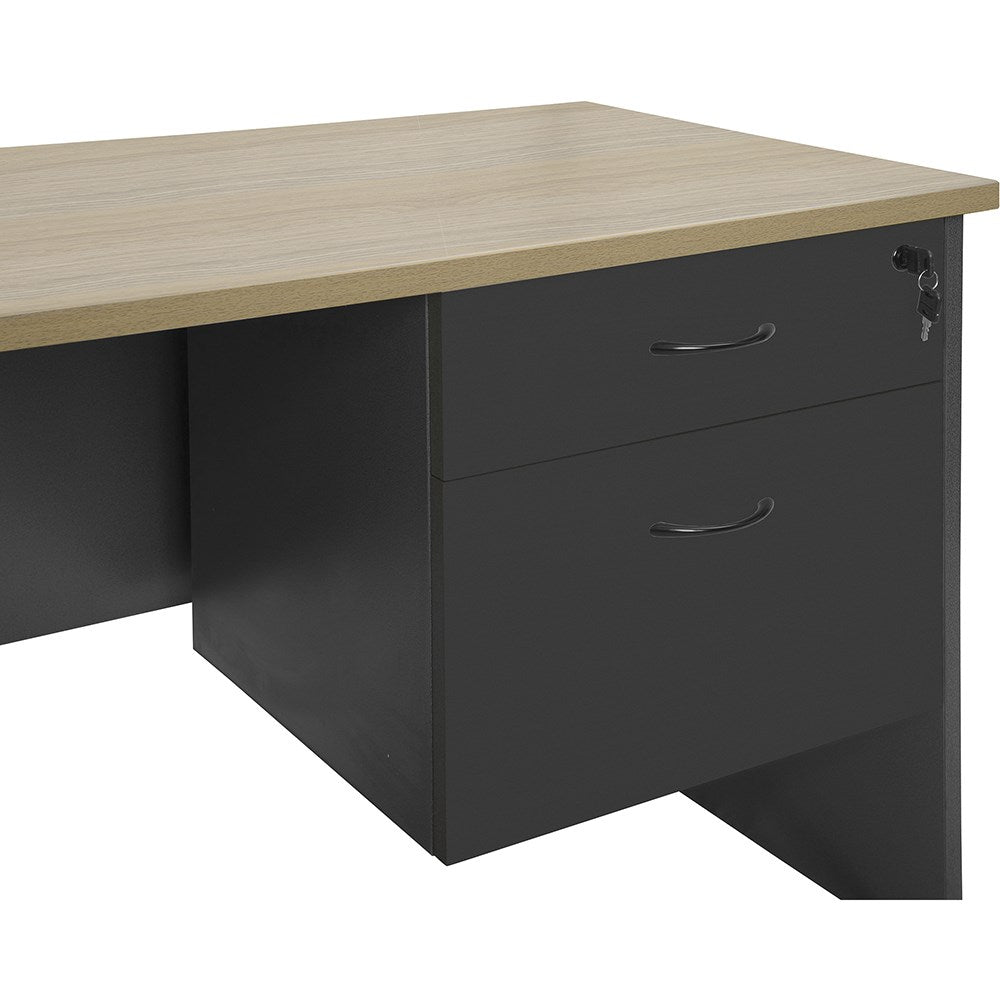 Rapid Worker Pedestal 465W x 447D x 454H 1 Draw 1 File Ironstone | Office Furniture Designs