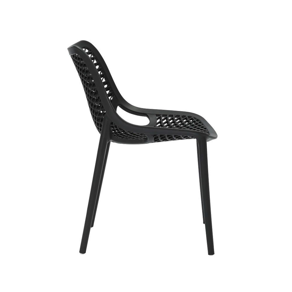 Rapidline Cast Hospitality Cafe Chair Black | Office Furniture Designs