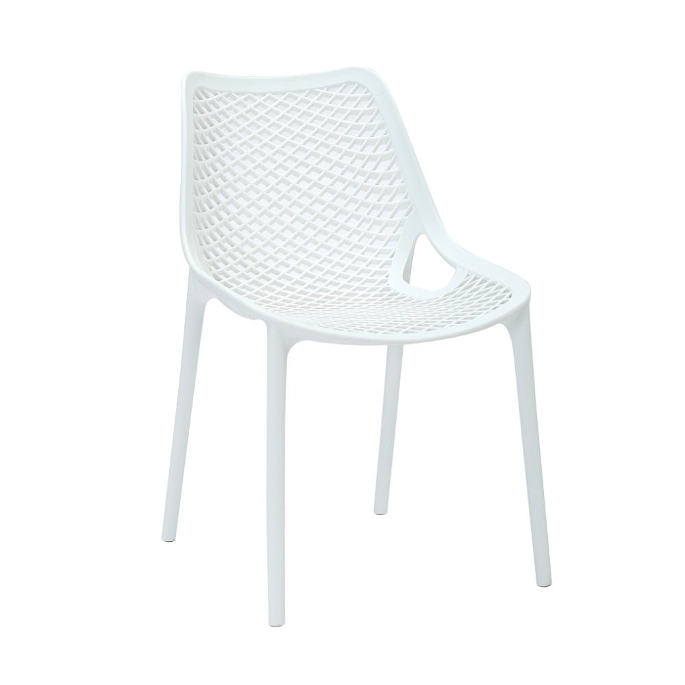 Rapidline Cast Hospitality Cafe Chair White | Office Furniture Designs