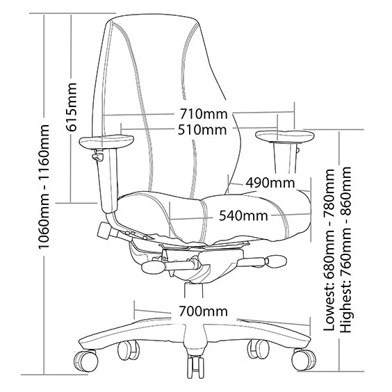 Raptor Heavy Duty Leather Executive Chair Low Back With Arms | Office Furniture Designs