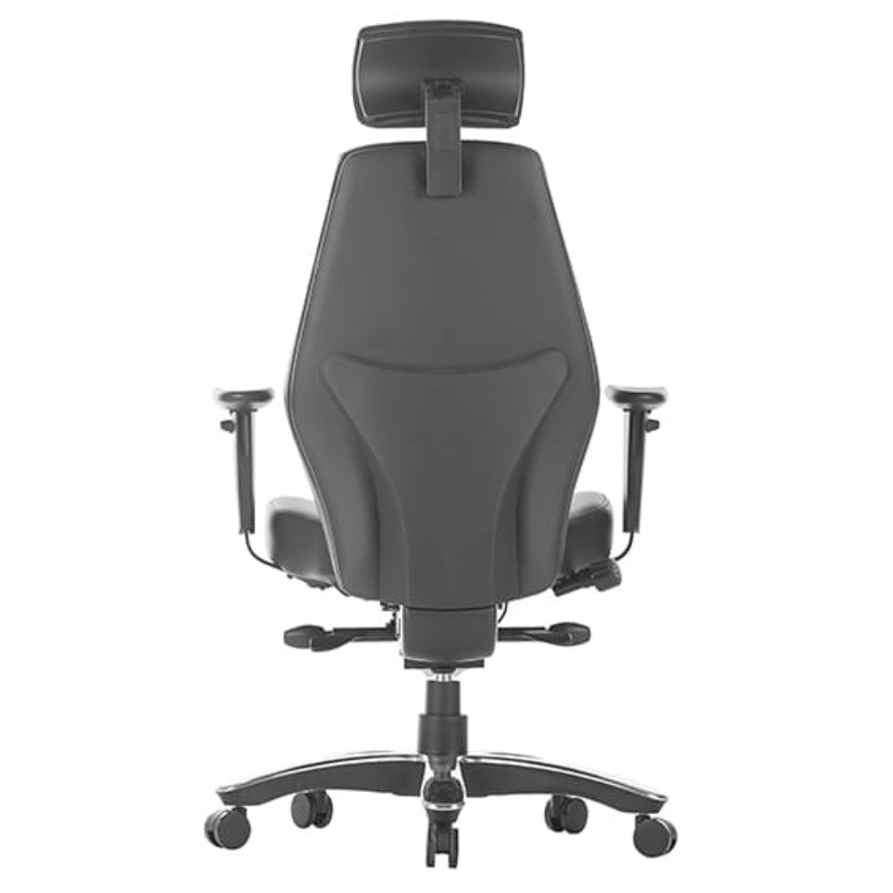 Raptor Heavy Duty Leather Executive Desk Chair Low Back With Arms High Back | Office Furniture Designs