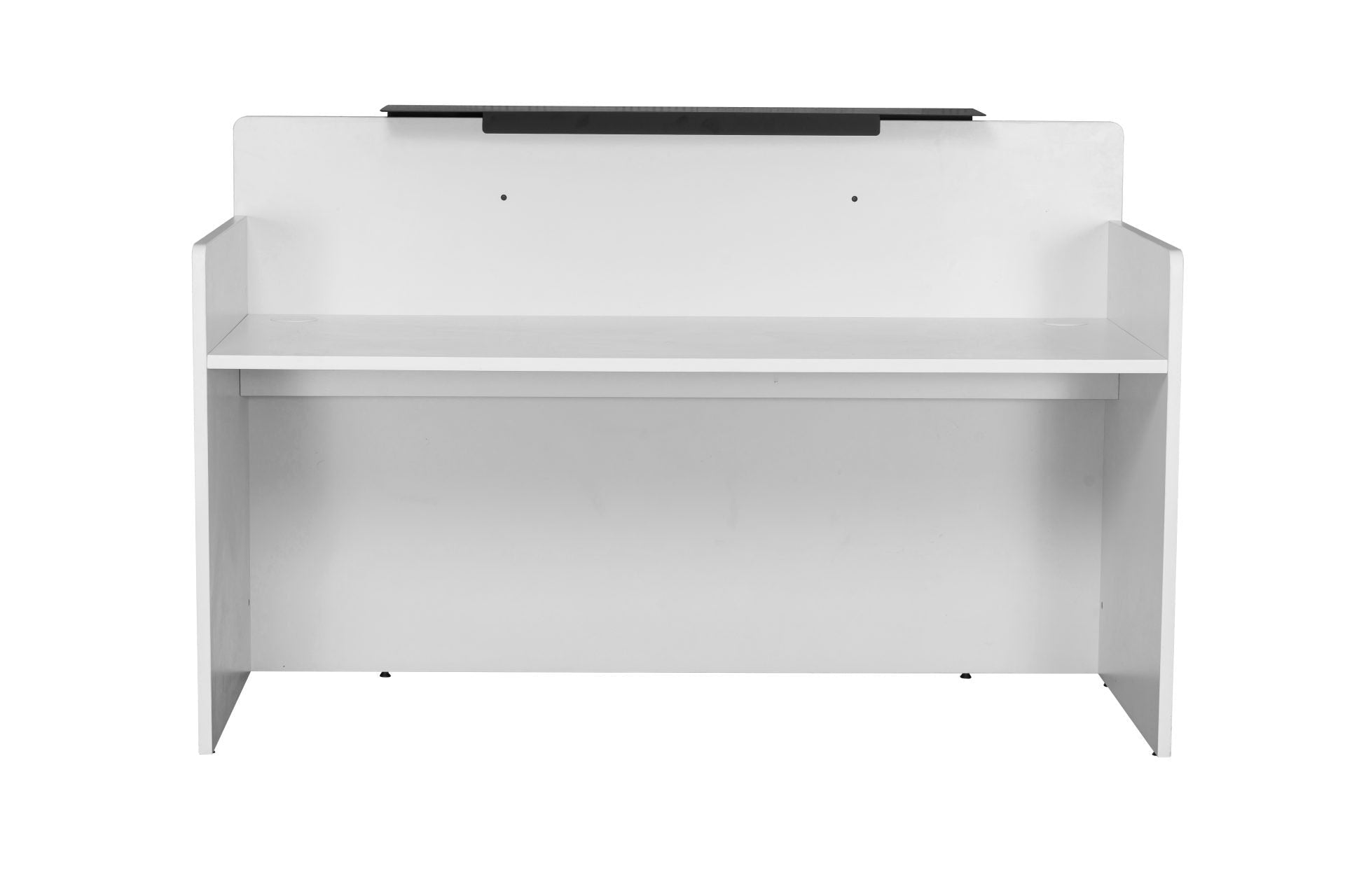 RC1809 Reception Counter 1800W x 800D x 1170mmH Black And White 1800W x 800D x 1170H Black & White | Office Furniture Designs