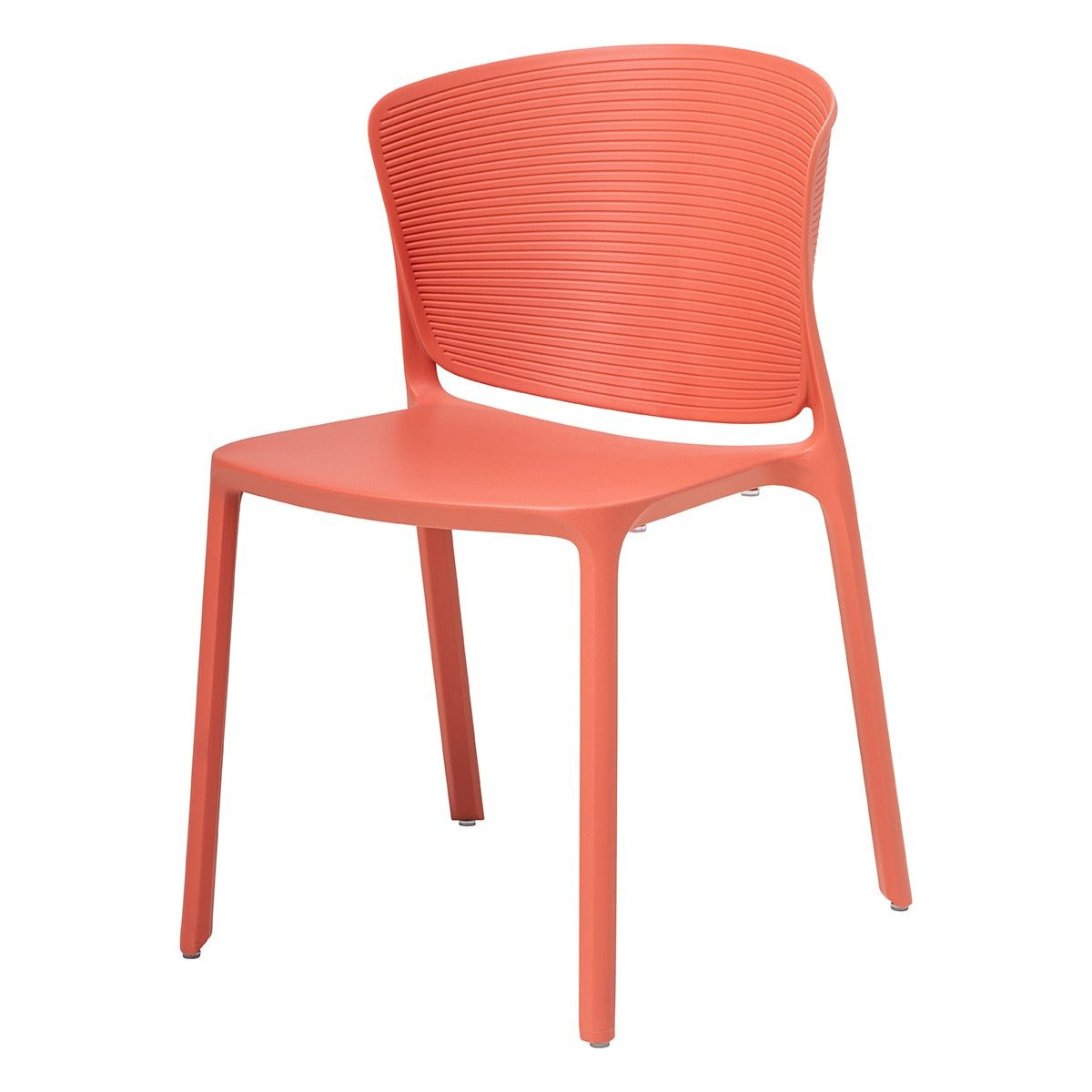 Ripple Visitor Chair Coral Red | Office Furniture Designs