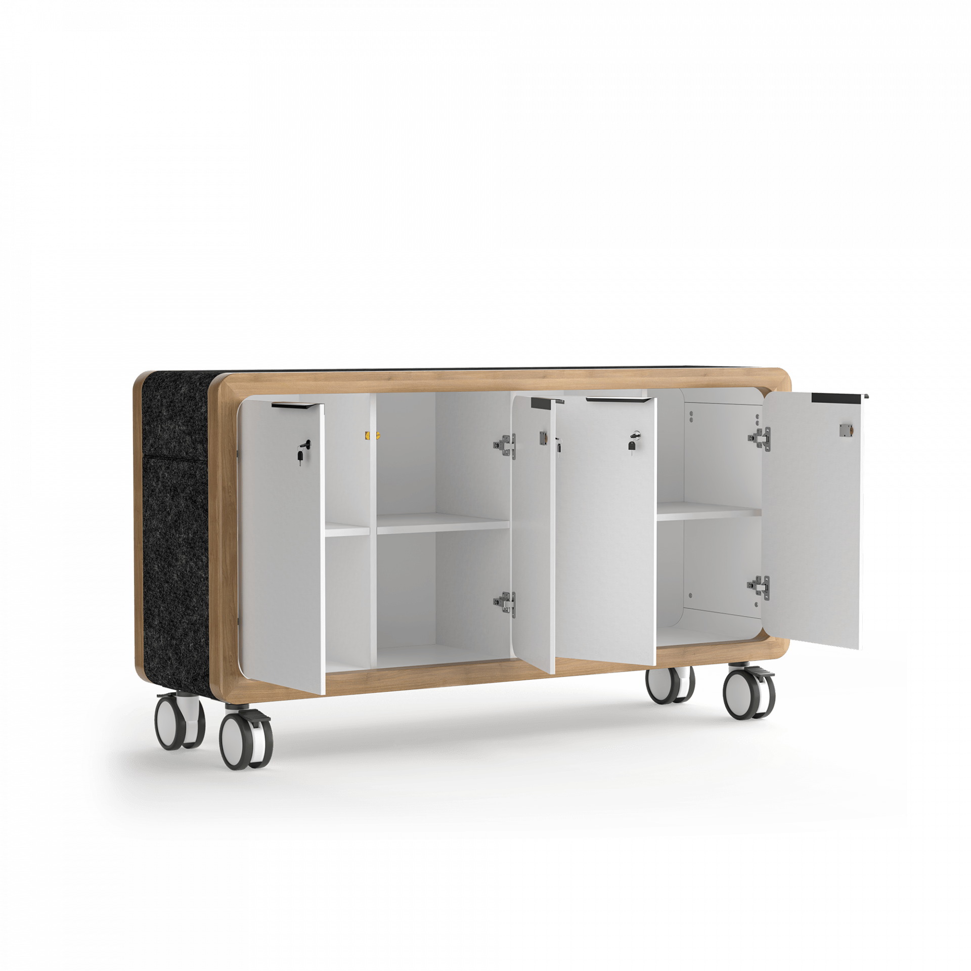 Rover Mobile Credenza Double | Office Furniture Designs