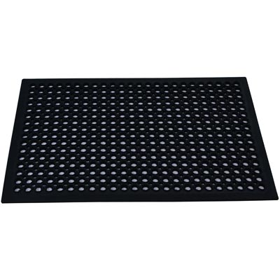 Safewalk Anti Fatigue Rubber Mat 90 x 60cm Black | Office Furniture Designs