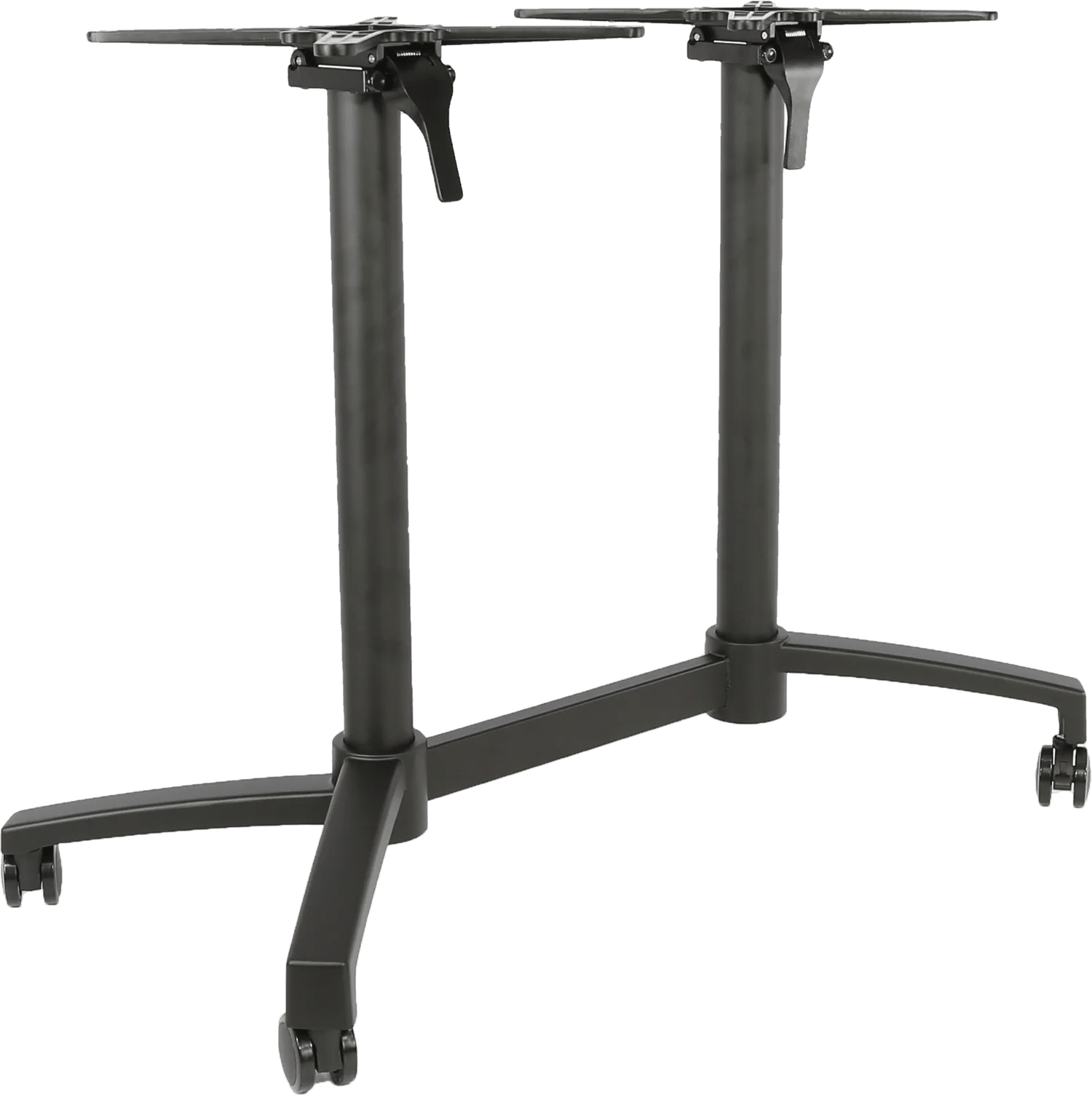 Seattle Bar Twin Folding Table Base With Castor | Office Furniture Designs