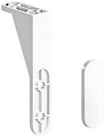Set of 2 - 3 Quarter Mount Eco Panel Bracket White | Office Furniture Designs