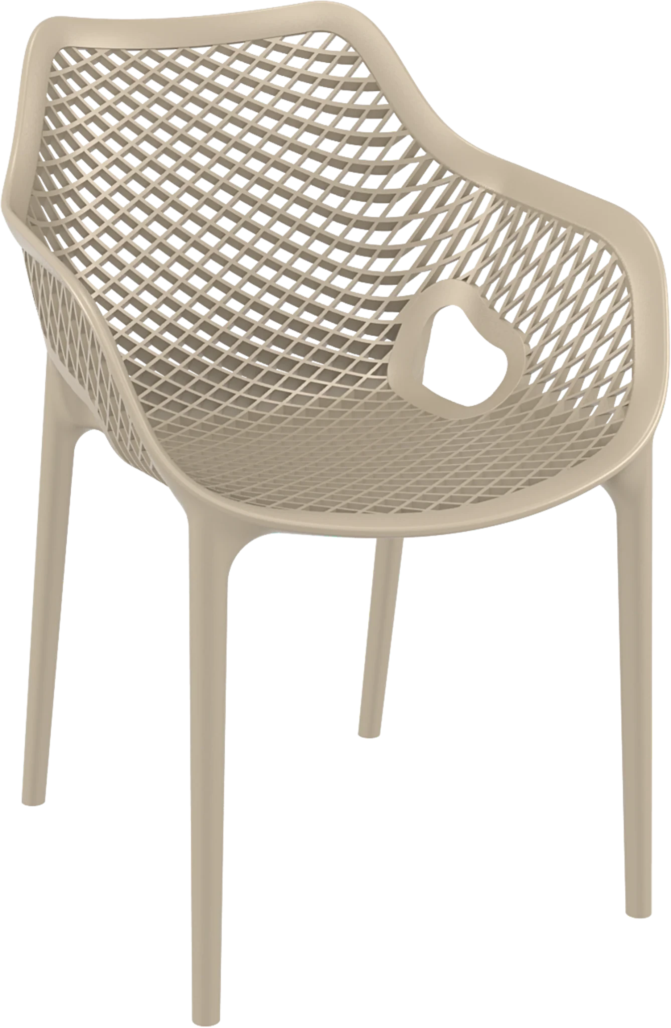 Siesta Air XL Armchair Taupe | Office Furniture Designs