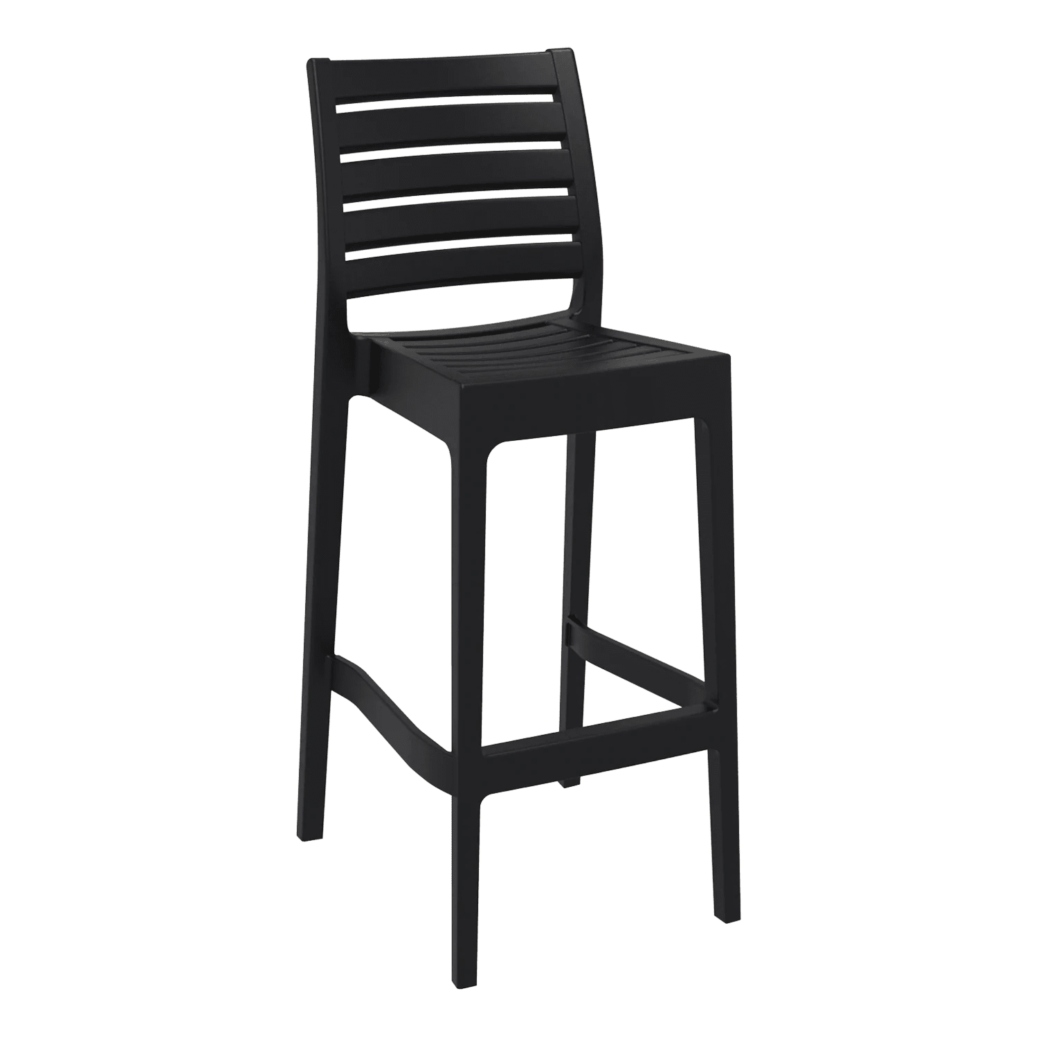 Siesta Ares Barstool 75cm Black | Office Furniture Designs