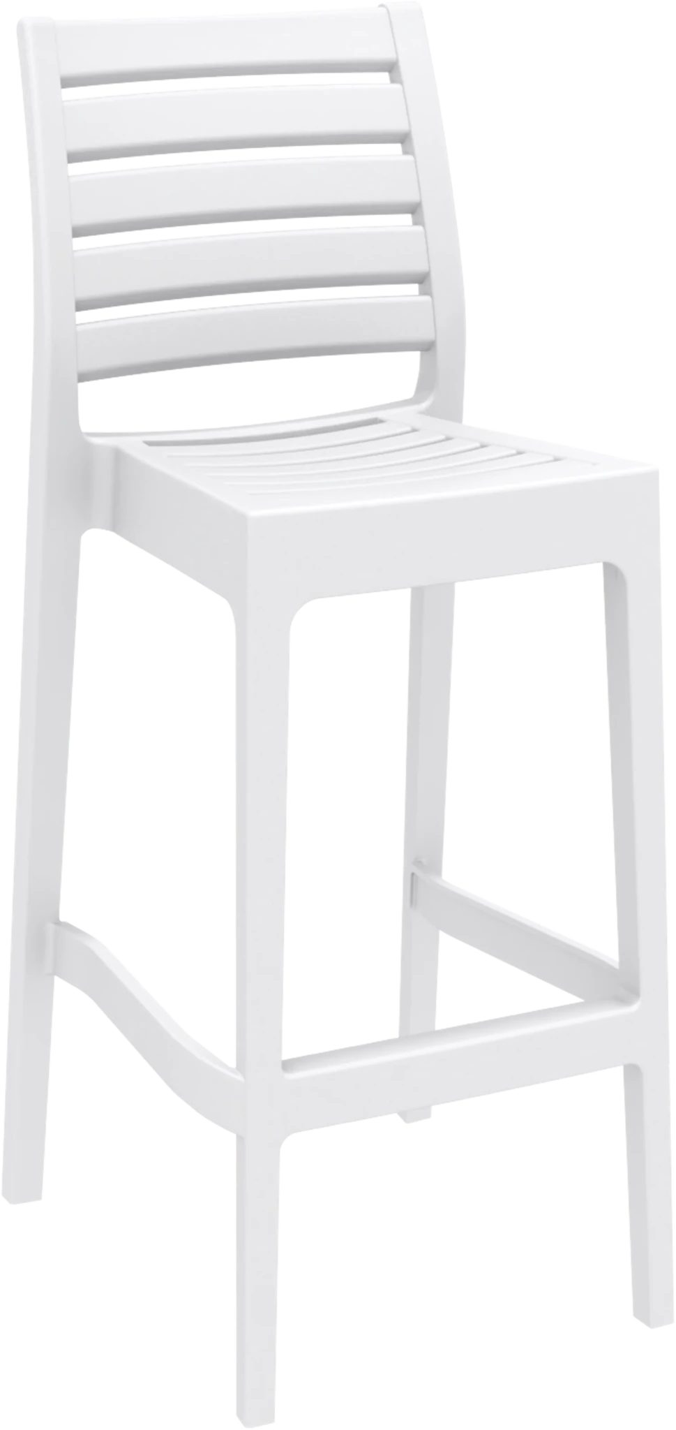 Siesta Ares Barstool 75cm White | Office Furniture Designs