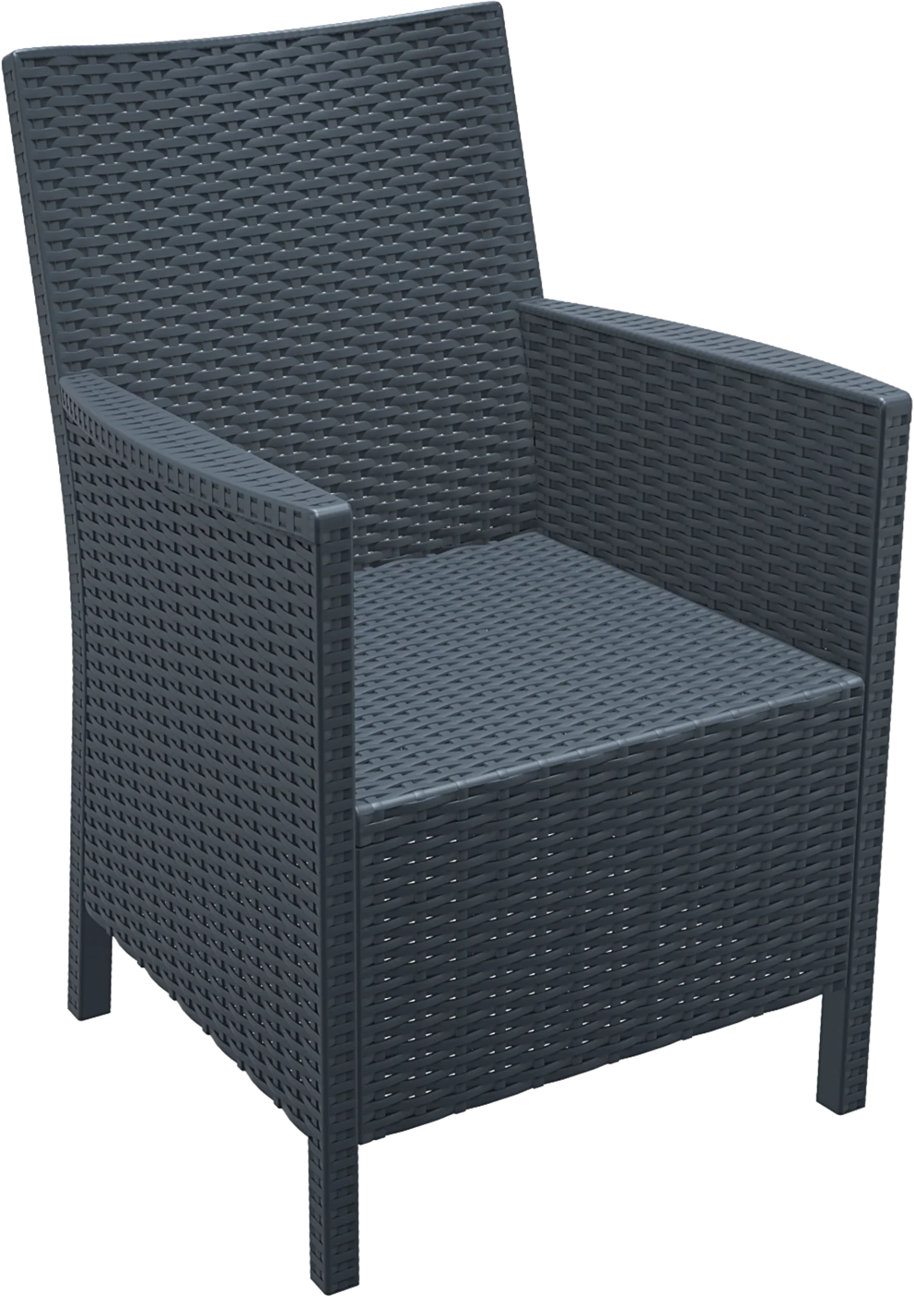 Siesta California Tub Chair Anthracite None | Office Furniture Designs