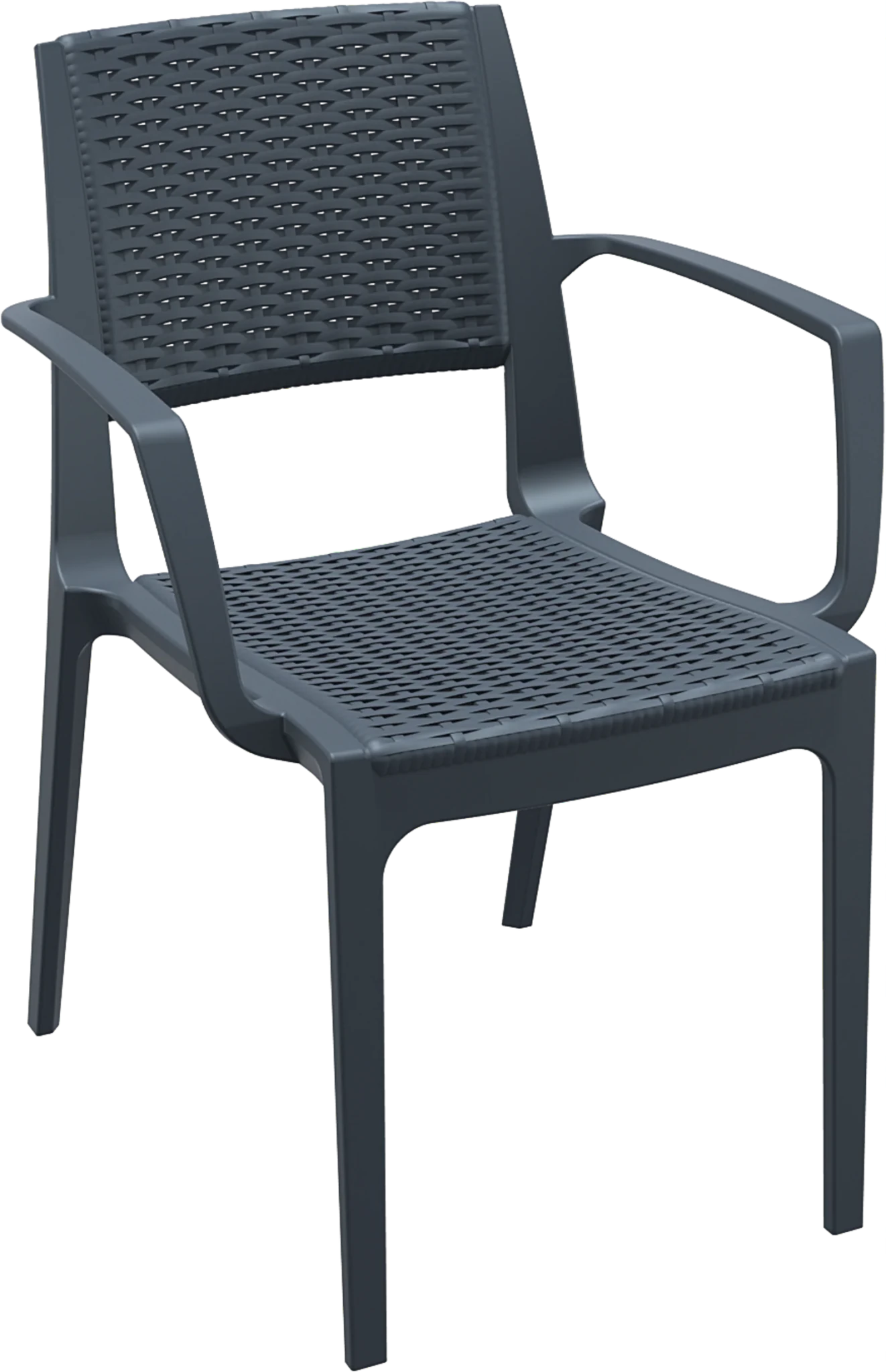 Siesta Capri Armchair Anthracite | Office Furniture Designs