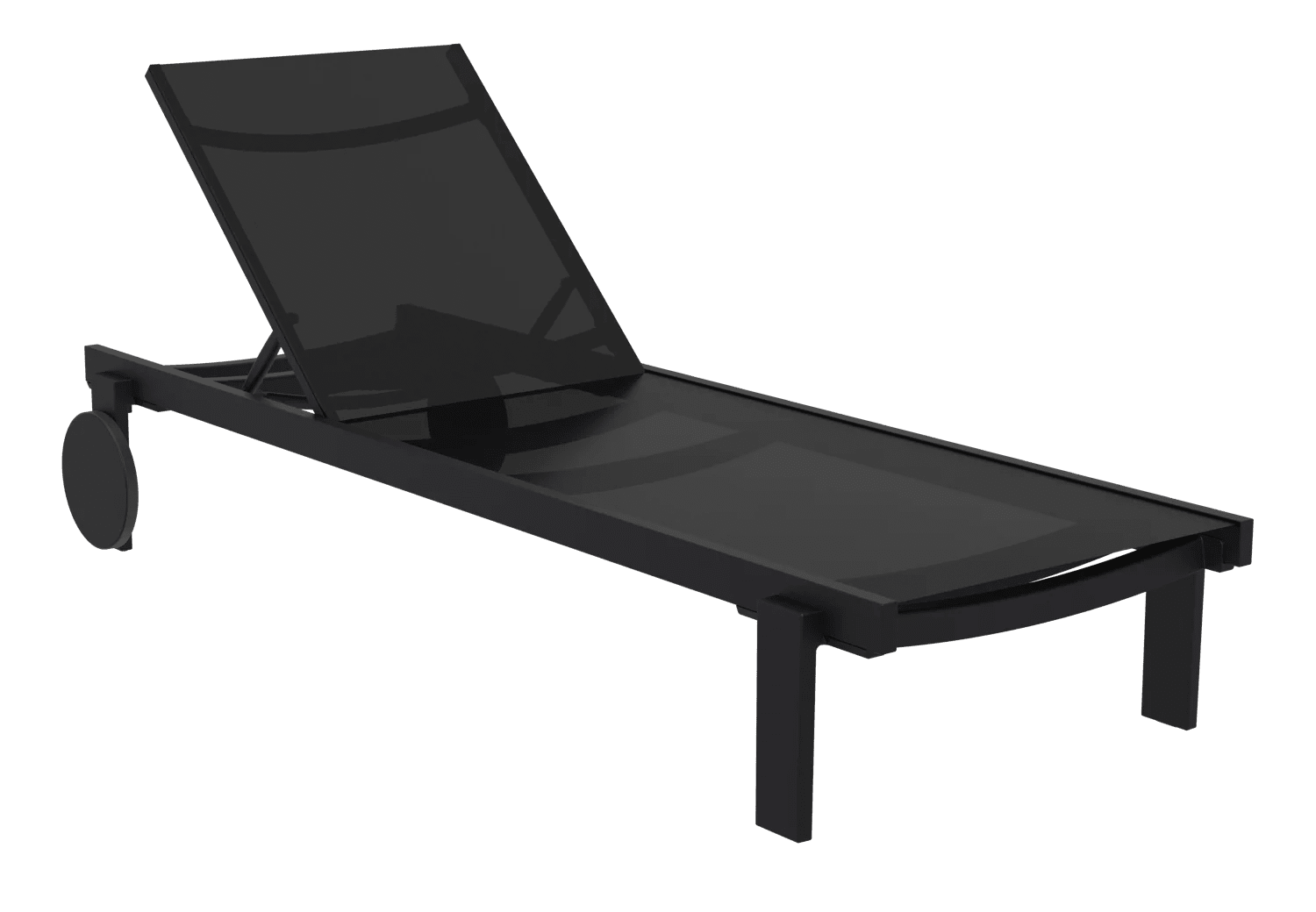 Siesta Casablanca Sun Lounger Black | Office Furniture Designs