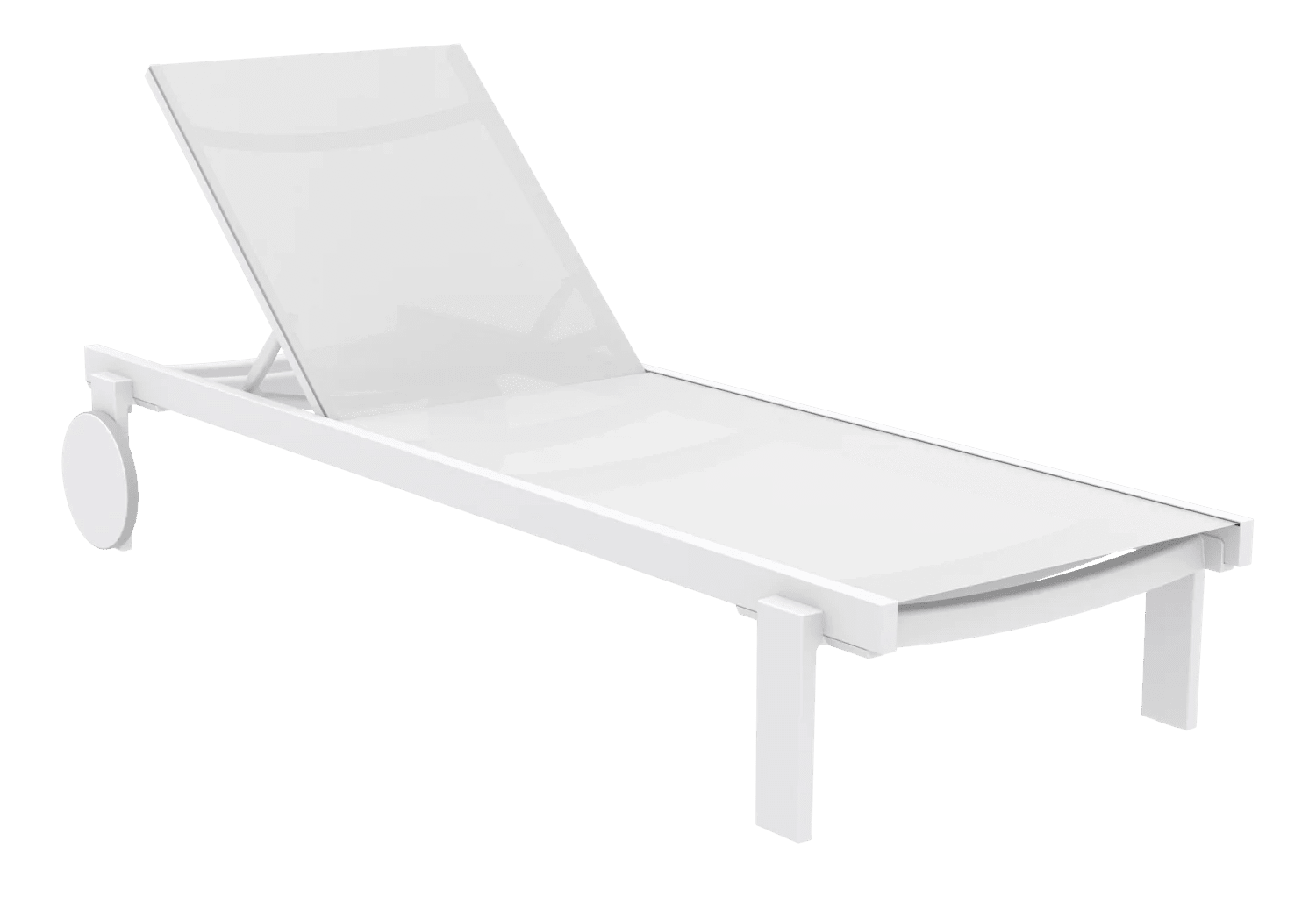 Siesta Casablanca Sun Lounger White | Office Furniture Designs