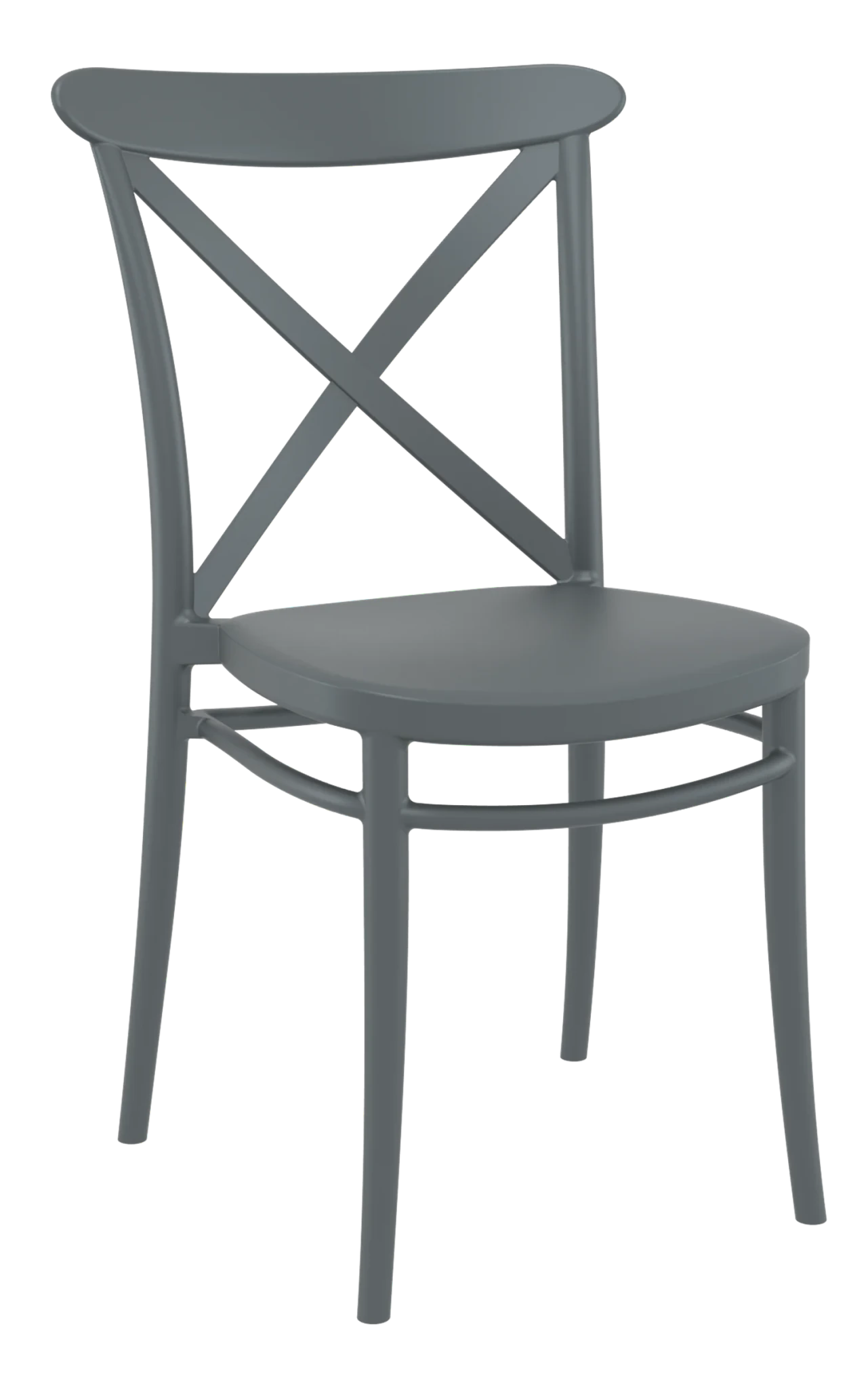 Siesta Cross Chair Anthracite | Office Furniture Designs