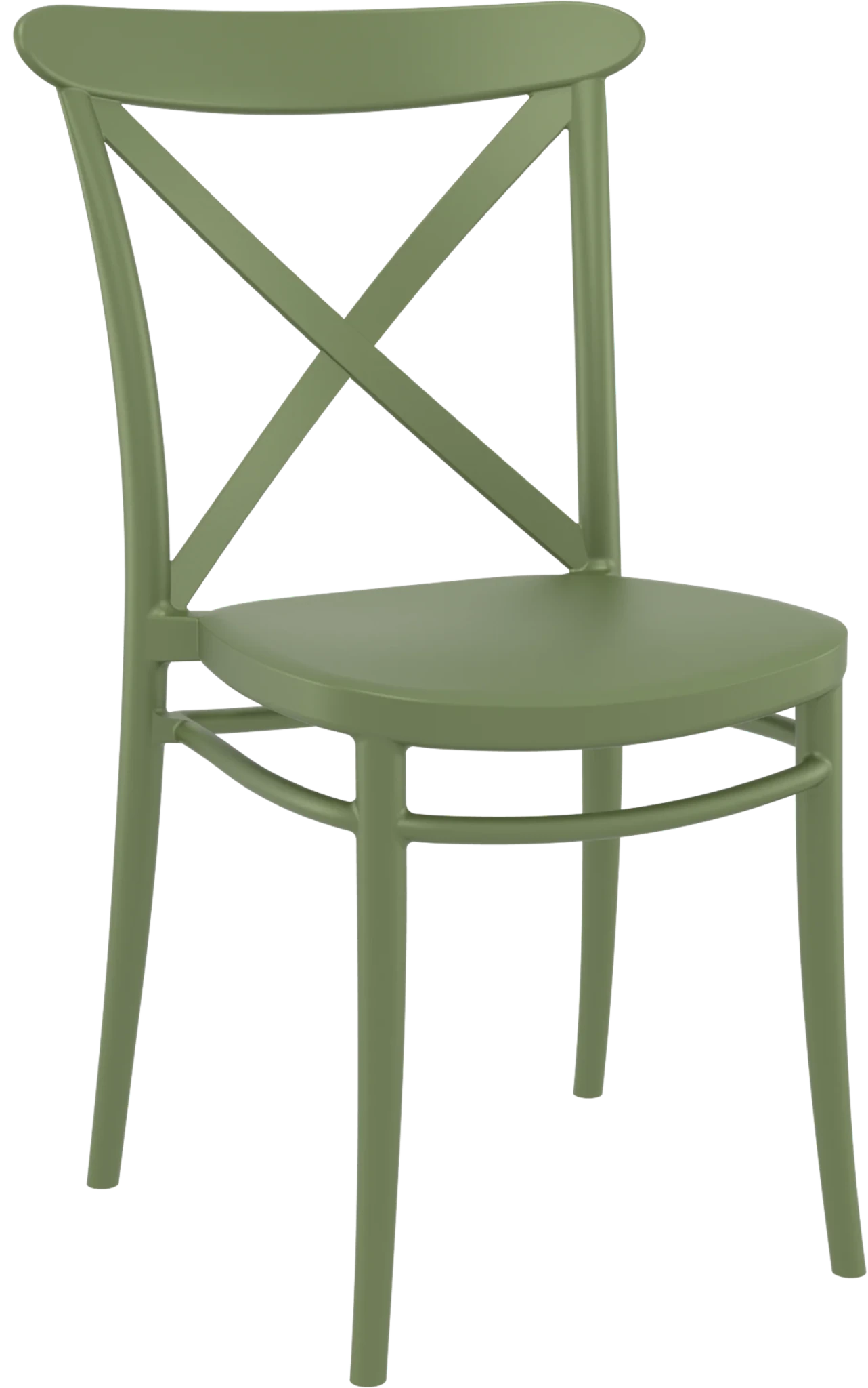Siesta Cross Chair Olive | Office Furniture Designs